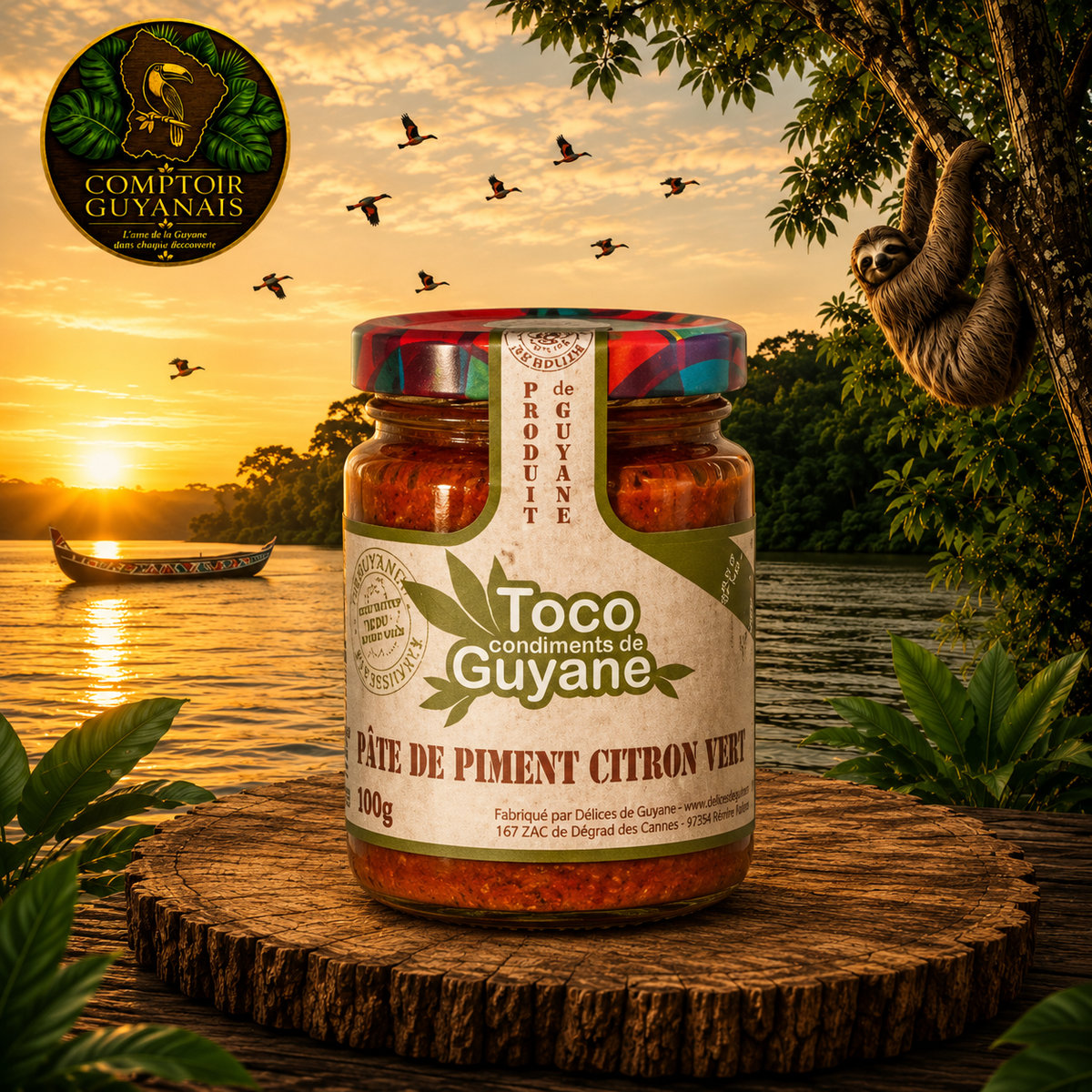 Pâte de piment citron vert Toco 100g